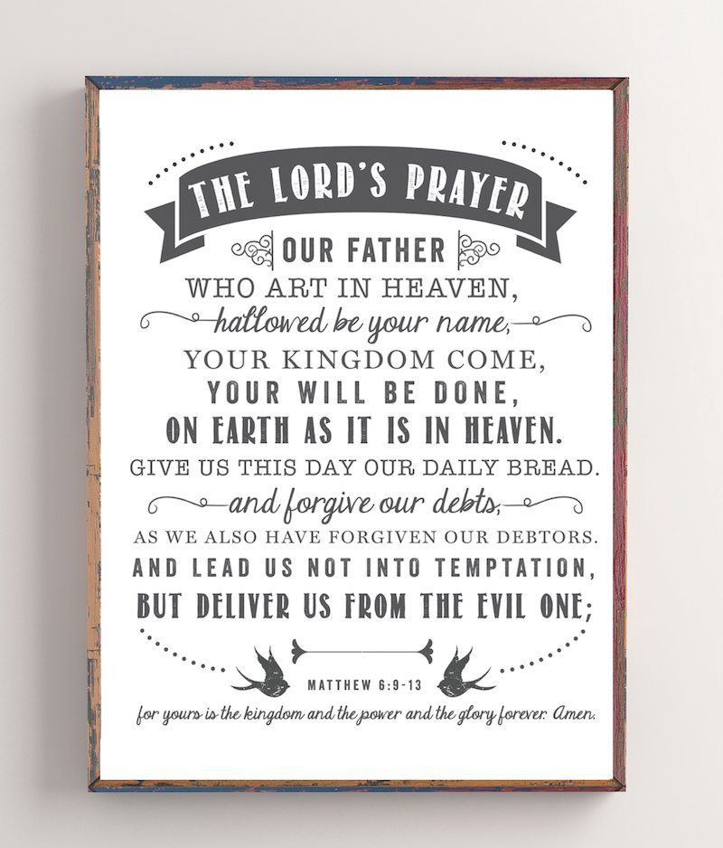 On the Lord's Prayer
